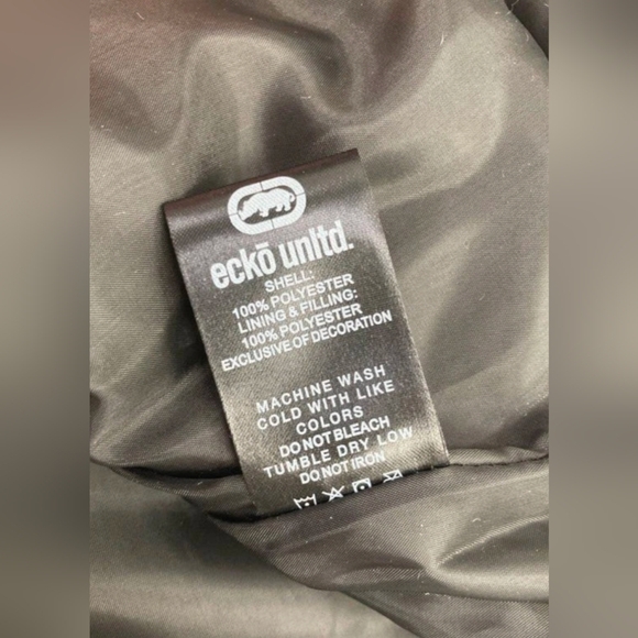 Ecko Unltd Men's Black Hybrid Jacket Size S NWT MSRP $88 - Picture 5 of 6